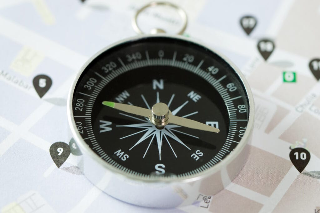 navigating the networking world: are you getting value for your money? | compass on a city map